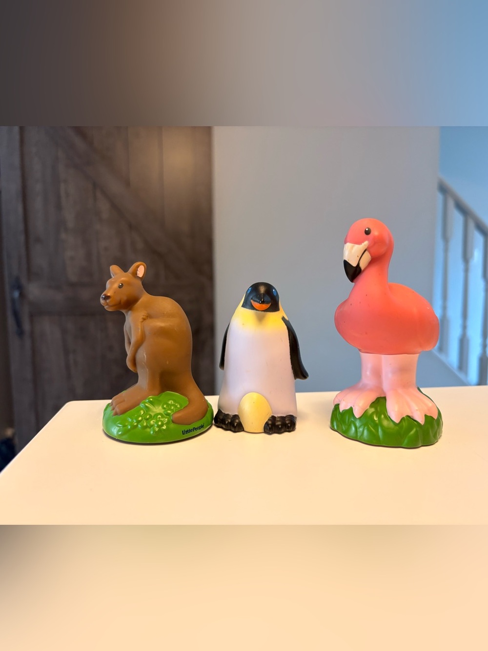 Fisher Price Little People Zoo Animals (Penguin, Kangaroo & Flamingo)